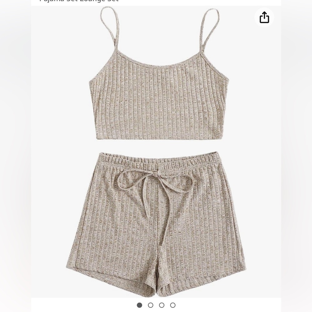 Beige two piece set